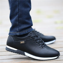 Load image into Gallery viewer, Men&#39;s PU Leather Business Casual Shoes for Man Outdoor Breathable Sneakers Male Fashion Loafers Walking Footwear Tenis Feminino