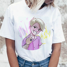 Load image into Gallery viewer, Kpop T Shirt JIN SUGA J HOPE Women JIMIN V JUNGKOOK Top Tshirt for K pop Korean Tees Funny Graphic Female T-shirt K-pop