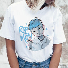 Load image into Gallery viewer, Kpop T Shirt JIN SUGA J HOPE Women JIMIN V JUNGKOOK Top Tshirt for K pop Korean Tees Funny Graphic Female T-shirt K-pop