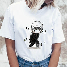 Load image into Gallery viewer, Kpop T Shirt JIN SUGA J HOPE Women JIMIN V JUNGKOOK Top Tshirt for K pop Korean Tees Funny Graphic Female T-shirt K-pop