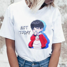 Load image into Gallery viewer, Kpop T Shirt JIN SUGA J HOPE Women JIMIN V JUNGKOOK Top Tshirt for K pop Korean Tees Funny Graphic Female T-shirt K-pop
