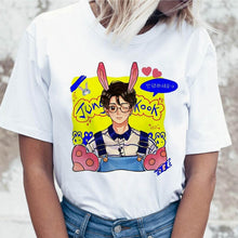 Load image into Gallery viewer, Kpop T Shirt JIN SUGA J HOPE Women JIMIN V JUNGKOOK Top Tshirt for K pop Korean Tees Funny Graphic Female T-shirt K-pop