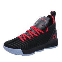 Load image into Gallery viewer, New High Top Lebron James 16 Basketball Shoes Cushion Shockproof Couple Georgetown Athletic Jordans Outdoor Sports Sneaksers