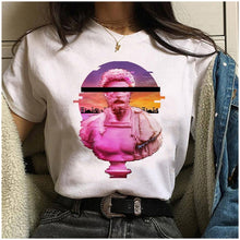 Load image into Gallery viewer, aesthetic t shirt vaporwave Michelangelo women fashion new harajuku tshirt Casual korean style Graphic hip hop t-shirt female