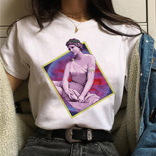 Load image into Gallery viewer, aesthetic t shirt vaporwave Michelangelo women fashion new harajuku tshirt Casual korean style Graphic hip hop t-shirt female