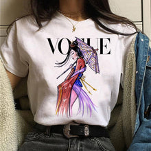 Load image into Gallery viewer, vogue princess t shirt aesthetic women fashion girls 90s tshirt harajuku ulzzang print Graphic summer t-shirt top tee female