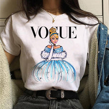 Load image into Gallery viewer, vogue princess t shirt aesthetic women fashion girls 90s tshirt harajuku ulzzang print Graphic summer t-shirt top tee female