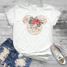 Load image into Gallery viewer, Women Fashion Graphic Flower Womens T-Shirt Cute Ear Tshirts Girl Laides Tumblr Tee Hipster Clothing Female T Shirt Print Tees