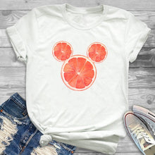 Load image into Gallery viewer, Women Fashion Graphic Flower Womens T-Shirt Cute Ear Tshirts Girl Laides Tumblr Tee Hipster Clothing Female T Shirt Print Tees