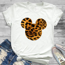 Load image into Gallery viewer, Women Fashion Graphic Flower Womens T-Shirt Cute Ear Tshirts Girl Laides Tumblr Tee Hipster Clothing Female T Shirt Print Tees