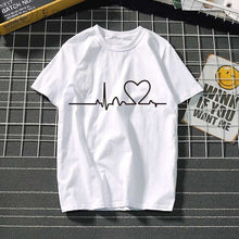 Load image into Gallery viewer, Women&#39;s t-shirt Harajuku love t shirt women feminina ladies Than heart ulzzang graphic t shirts women 2019 summer femme clothes