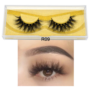 Visofree Mink Eyelashes 100% Cruelty free Handmade 3D Mink Lashes Full Strip Lashes Soft False Eyelashes Makeup  Lashes E11