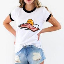 Load image into Gallery viewer, Five more minutes funny sleeping lazy egg print graphic t shirts women Gudetama tshirt tee shirt femme camisas mujer top clothes