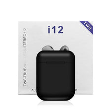 Load image into Gallery viewer, True Wireless Stereo Earbuds i12 TWS Bluetooth Earphone Mini Wireless Headphones Touch Headset fone de ouvido PK i7s i9s i11