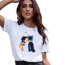 Load image into Gallery viewer, ZOGANKI Women Casual T Shirt Funny Cartoon Print Tops Tee Summer Short Sleeve Tee Shirts Female Graphic T-shirt Tops