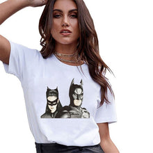 Load image into Gallery viewer, ZOGANKI Women Casual T Shirt Funny Cartoon Print Tops Tee Summer Short Sleeve Tee Shirts Female Graphic T-shirt Tops