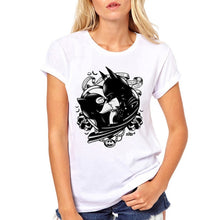 Load image into Gallery viewer, ZOGANKI Women Casual T Shirt Funny Cartoon Print Tops Tee Summer Short Sleeve Tee Shirts Female Graphic T-shirt Tops
