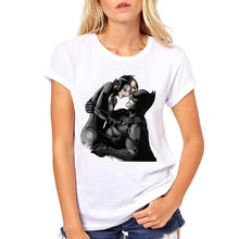 Load image into Gallery viewer, ZOGANKI Women Casual T Shirt Funny Cartoon Print Tops Tee Summer Short Sleeve Tee Shirts Female Graphic T-shirt Tops