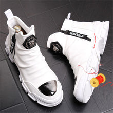 Load image into Gallery viewer, New Handmade Ankle Boots for Young Men Genuine Leather Fashion Snow Boots Super Quality Men Brand Designer Shoes 5#20/10D50