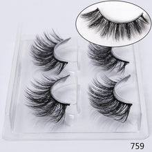 Load image into Gallery viewer, SEXYSHEEP 2/8/20 pairs 15-20mm natural 3D false eyelashes fake lashes makeup kit Mink Lashes extension mink eyelashes maquiagem