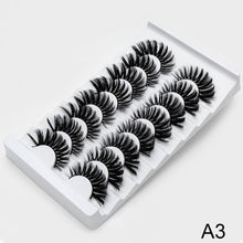Load image into Gallery viewer, SEXYSHEEP 2/8/20 pairs 15-20mm natural 3D false eyelashes fake lashes makeup kit Mink Lashes extension mink eyelashes maquiagem