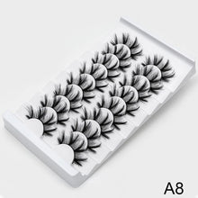 Load image into Gallery viewer, SEXYSHEEP 2/8/20 pairs 15-20mm natural 3D false eyelashes fake lashes makeup kit Mink Lashes extension mink eyelashes maquiagem