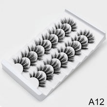 Load image into Gallery viewer, SEXYSHEEP 2/8/20 pairs 15-20mm natural 3D false eyelashes fake lashes makeup kit Mink Lashes extension mink eyelashes maquiagem