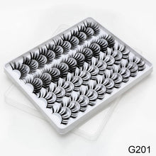 Load image into Gallery viewer, SEXYSHEEP 2/8/20 pairs 15-20mm natural 3D false eyelashes fake lashes makeup kit Mink Lashes extension mink eyelashes maquiagem