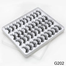 Load image into Gallery viewer, SEXYSHEEP 2/8/20 pairs 15-20mm natural 3D false eyelashes fake lashes makeup kit Mink Lashes extension mink eyelashes maquiagem