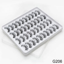 Load image into Gallery viewer, SEXYSHEEP 2/8/20 pairs 15-20mm natural 3D false eyelashes fake lashes makeup kit Mink Lashes extension mink eyelashes maquiagem