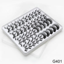 Load image into Gallery viewer, SEXYSHEEP 2/8/20 pairs 15-20mm natural 3D false eyelashes fake lashes makeup kit Mink Lashes extension mink eyelashes maquiagem