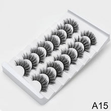 Load image into Gallery viewer, SEXYSHEEP 2/8/20 pairs 15-20mm natural 3D false eyelashes fake lashes makeup kit Mink Lashes extension mink eyelashes maquiagem