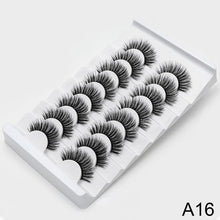 Load image into Gallery viewer, SEXYSHEEP 2/8/20 pairs 15-20mm natural 3D false eyelashes fake lashes makeup kit Mink Lashes extension mink eyelashes maquiagem