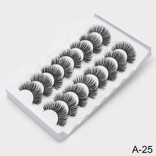 Load image into Gallery viewer, SEXYSHEEP 2/8/20 pairs 15-20mm natural 3D false eyelashes fake lashes makeup kit Mink Lashes extension mink eyelashes maquiagem