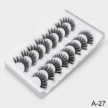 Load image into Gallery viewer, SEXYSHEEP 2/8/20 pairs 15-20mm natural 3D false eyelashes fake lashes makeup kit Mink Lashes extension mink eyelashes maquiagem