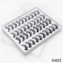 Load image into Gallery viewer, SEXYSHEEP 2/8/20 pairs 15-20mm natural 3D false eyelashes fake lashes makeup kit Mink Lashes extension mink eyelashes maquiagem