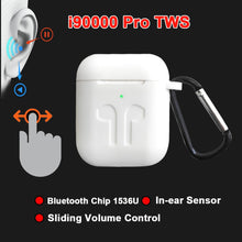 Load image into Gallery viewer, i90000 Pro TWS Arie 2 Wireless Earphone 8D Super Bass Bluetooth 5.0 Earphone Sliding Volume Adjustment Earbuds PK i5000 i9000tws