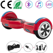 Load image into Gallery viewer, 6.5 Inch Self-Balancing Scooters Cheap LED Electric Scooters Two Wheels Balance Skateboard Hoverboard Bluetooth+Remote Key+Bag