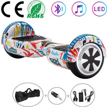 Load image into Gallery viewer, 6.5 Inch Self-Balancing Scooters Cheap LED Electric Scooters Two Wheels Balance Skateboard Hoverboard Bluetooth+Remote Key+Bag