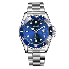 Load image into Gallery viewer, Luxury Brand Mens Rolexable Watch Quartz Wristwatches Fashion Casual Men Stainless Steel Waterproof Date Male Clock reloj hombre