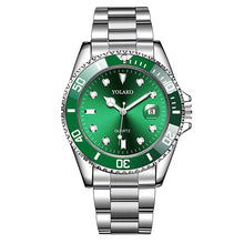Load image into Gallery viewer, Luxury Brand Mens Rolexable Watch Quartz Wristwatches Fashion Casual Men Stainless Steel Waterproof Date Male Clock reloj hombre