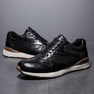 Brand Men Casual Shoes Genuine Leather Men Flats Soft Oxford Shoes Top Quality Outdoor Shoes Men Sneakers