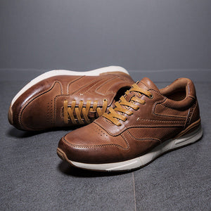 Brand Men Casual Shoes Genuine Leather Men Flats Soft Oxford Shoes Top Quality Outdoor Shoes Men Sneakers