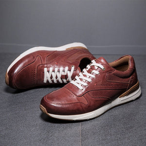 Brand Men Casual Shoes Genuine Leather Men Flats Soft Oxford Shoes Top Quality Outdoor Shoes Men Sneakers