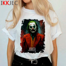 Load image into Gallery viewer, Joker Harajuku Joaquin Phoenix T Shirt Women Horror Hot Movie Ullzang T-shirt 90s Graphic Funny Tshirt Streetwear Top Tee Female