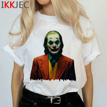 Load image into Gallery viewer, Joker Harajuku Joaquin Phoenix T Shirt Women Horror Hot Movie Ullzang T-shirt 90s Graphic Funny Tshirt Streetwear Top Tee Female