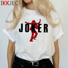 Load image into Gallery viewer, Joker Harajuku Joaquin Phoenix T Shirt Women Horror Hot Movie Ullzang T-shirt 90s Graphic Funny Tshirt Streetwear Top Tee Female