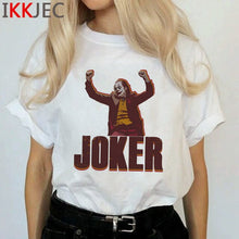 Load image into Gallery viewer, Joker Harajuku Joaquin Phoenix T Shirt Women Horror Hot Movie Ullzang T-shirt 90s Graphic Funny Tshirt Streetwear Top Tee Female