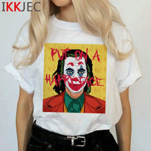 Load image into Gallery viewer, Joker Harajuku Joaquin Phoenix T Shirt Women Horror Hot Movie Ullzang T-shirt 90s Graphic Funny Tshirt Streetwear Top Tee Female