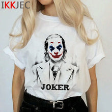 Load image into Gallery viewer, Joker Harajuku Joaquin Phoenix T Shirt Women Horror Hot Movie Ullzang T-shirt 90s Graphic Funny Tshirt Streetwear Top Tee Female